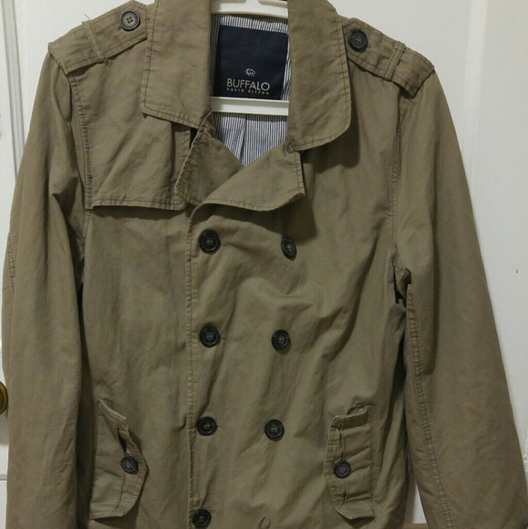 Buffalo David Bitton Other - Buffalo Men's short trench coat